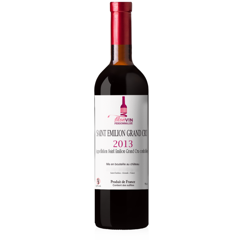 Saint Emilion Grand Cru Mon Vin Personnalise