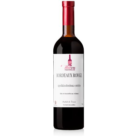 Bordeaux Rouge - Mon vin personnalisé