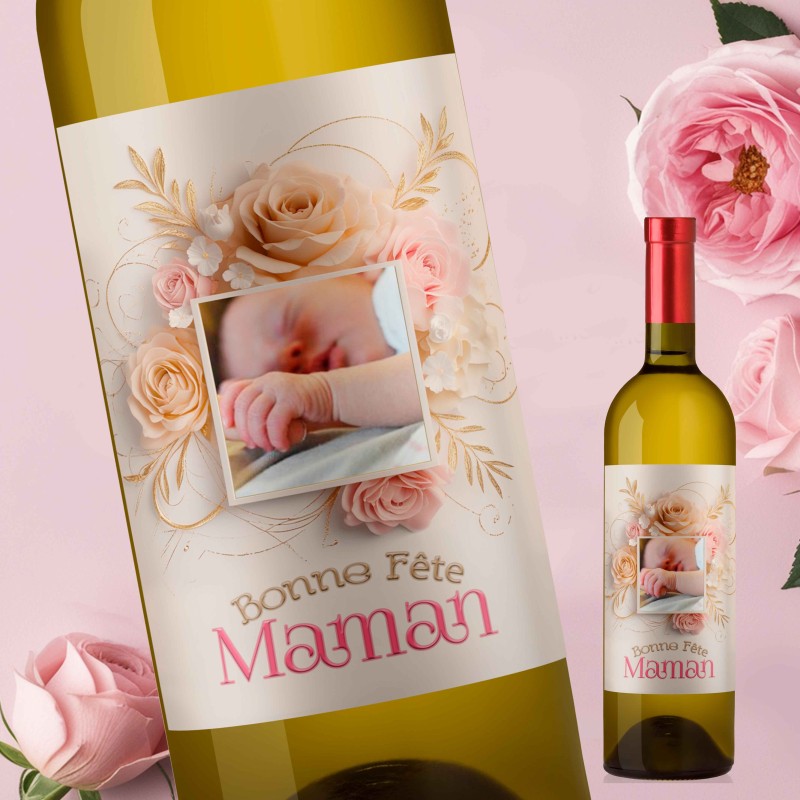 Maman - bordeaux - Mon Vin personnalisé - Bohème