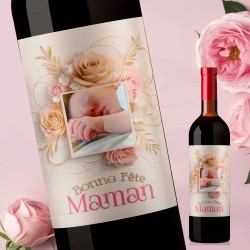 Cadeau Maman - Mon Vin personnalisé - Bohème