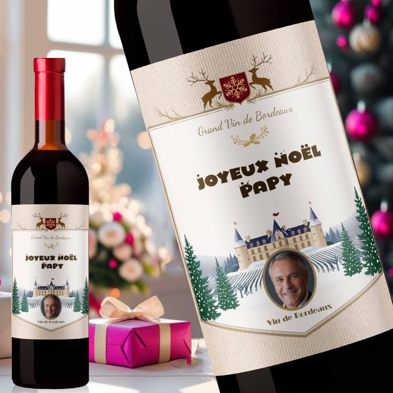 Cadeau de Noël - Mon BORDEAUX personnalisé NOEL