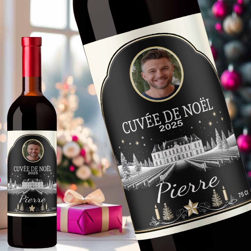 Cadeau de Noël - Mon BORDEAUX personnalisé NOEL