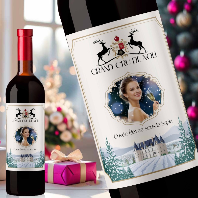 Cadeau de Noël - Mon BORDEAUX personnalisé NOEL