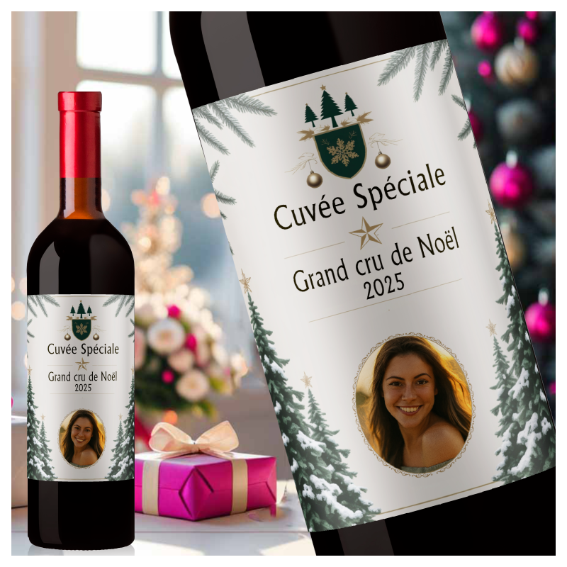 Cadeau de Noël - Mon BORDEAUX personnalisé NOEL