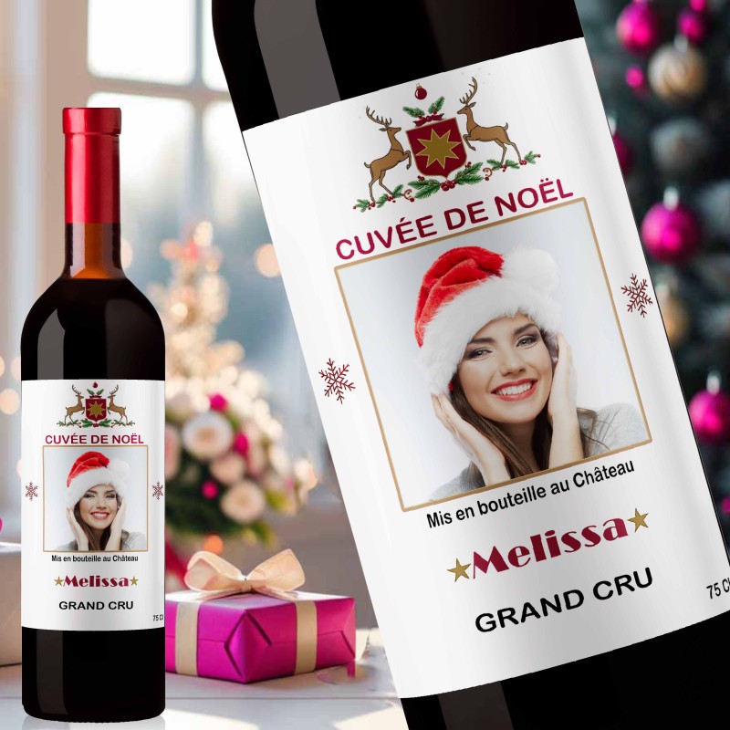 Cadeau de Noël - Mon BORDEAUX personnalisé NOEL