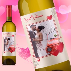 Mon vin personnalisé - saint valentin