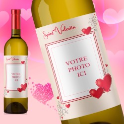 Mon vin personnalisé - saint valentin