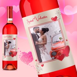 Mon vin personnalisé - saint valentin