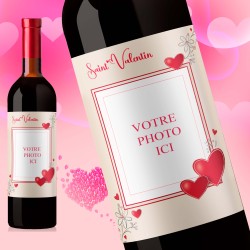 Mon vin personnalisé - saint valentin