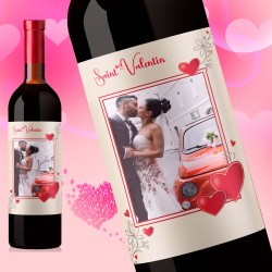 Mon vin personnalisé - saint valentin