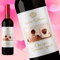 Mon vin personnalisé - saint valentin