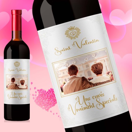 Mon vin personnalisé - saint valentin