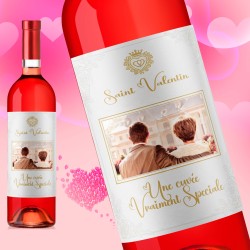 Mon vin personnalisé - saint valentin