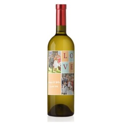 vin blanc GRAVES personnalisé, étiquette vin personnalisée, vin convivial